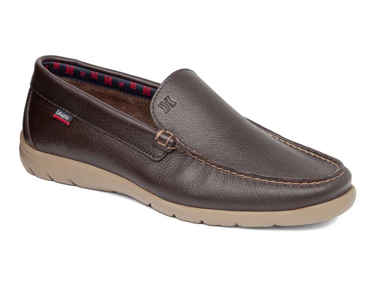 Mocassins Callaghan 18001 Tenger Marron Foncé Homme | XQS-2280775