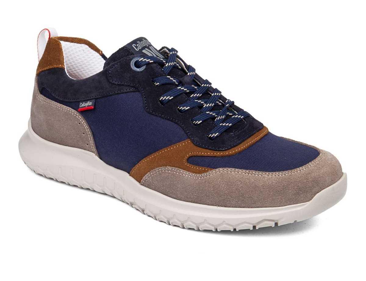 Chaussures Casual Callaghan 53704 Suv Marine Cro Grise Bleu Marron Homme | YQO-1166615