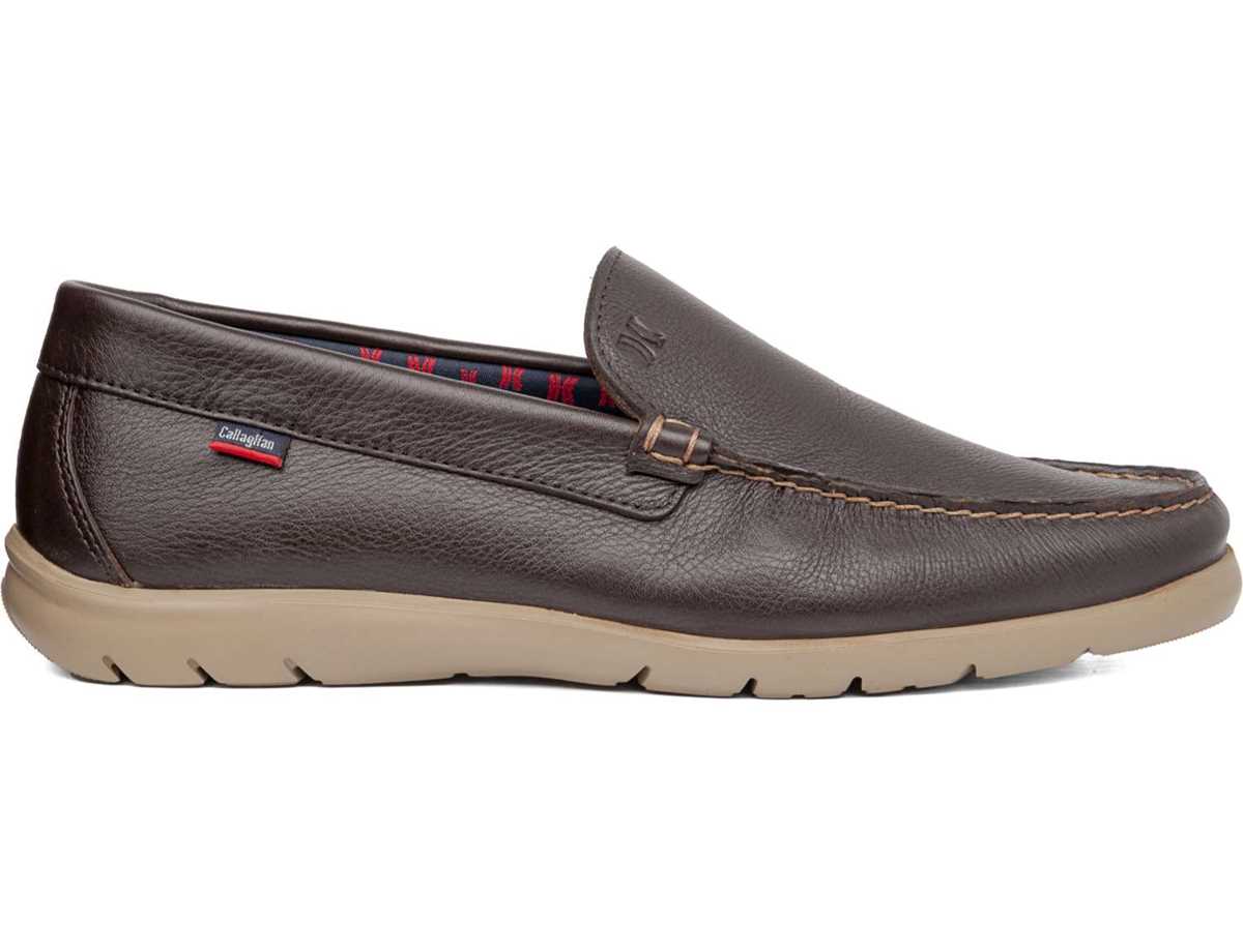 Mocassins Callaghan 18001 Tenger Marron Foncé Homme | XQS-2280775