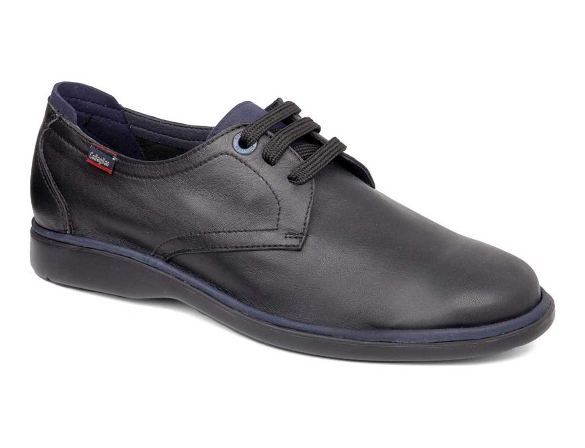 Chaussures Habillées Callaghan 54500 Barak Noir Bleu Homme | VLO-4923010