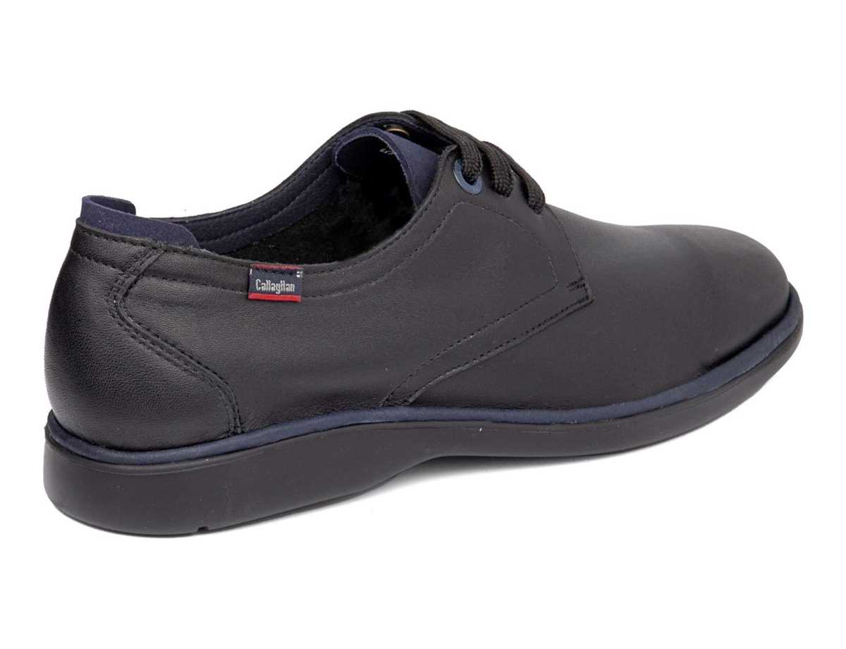 Chaussures Habillées Callaghan 54500 Barak Noir Bleu Homme | VLO-4923010