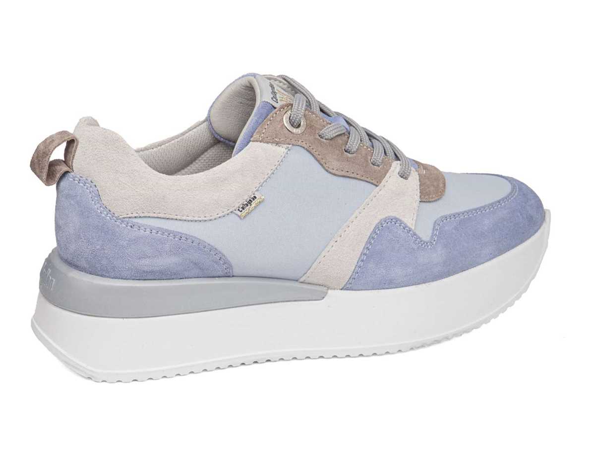 Baskets Callaghan 51206 Dina Bleu Beige Femme | WTS-9740932