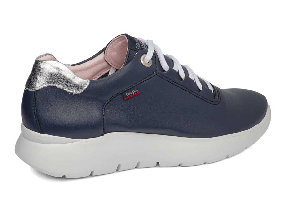 Baskets Callaghan 51400 Nube Bleu Argent Femme | XVI-9896157