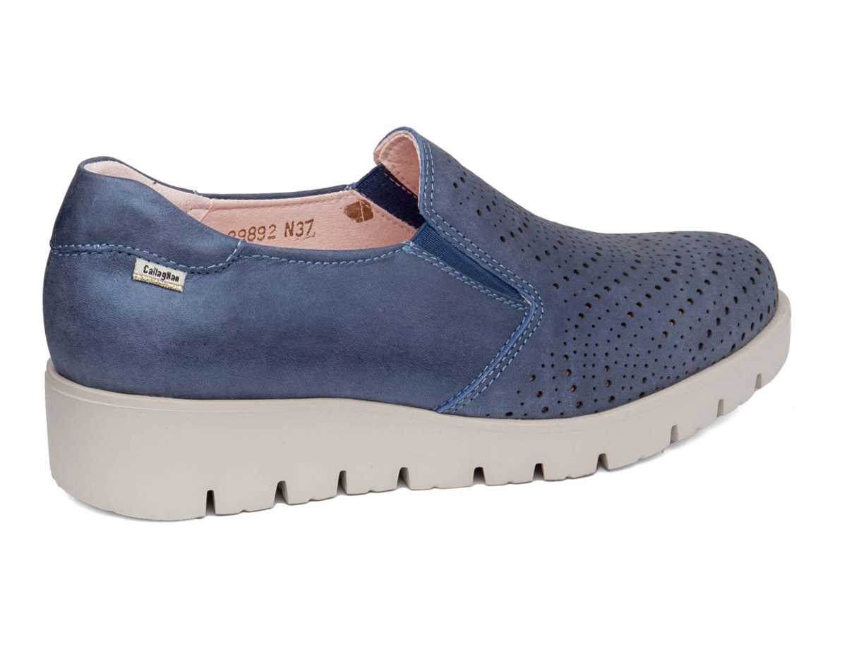 Chaussures Plateforme Callaghan 89892 Haman Bleu Femme | GVQ-1534162