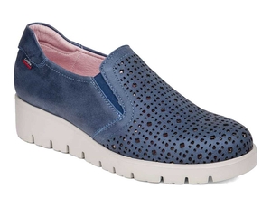 Chaussures Plateforme Callaghan 89863 Haman Bleu Femme | VMQ-5753563