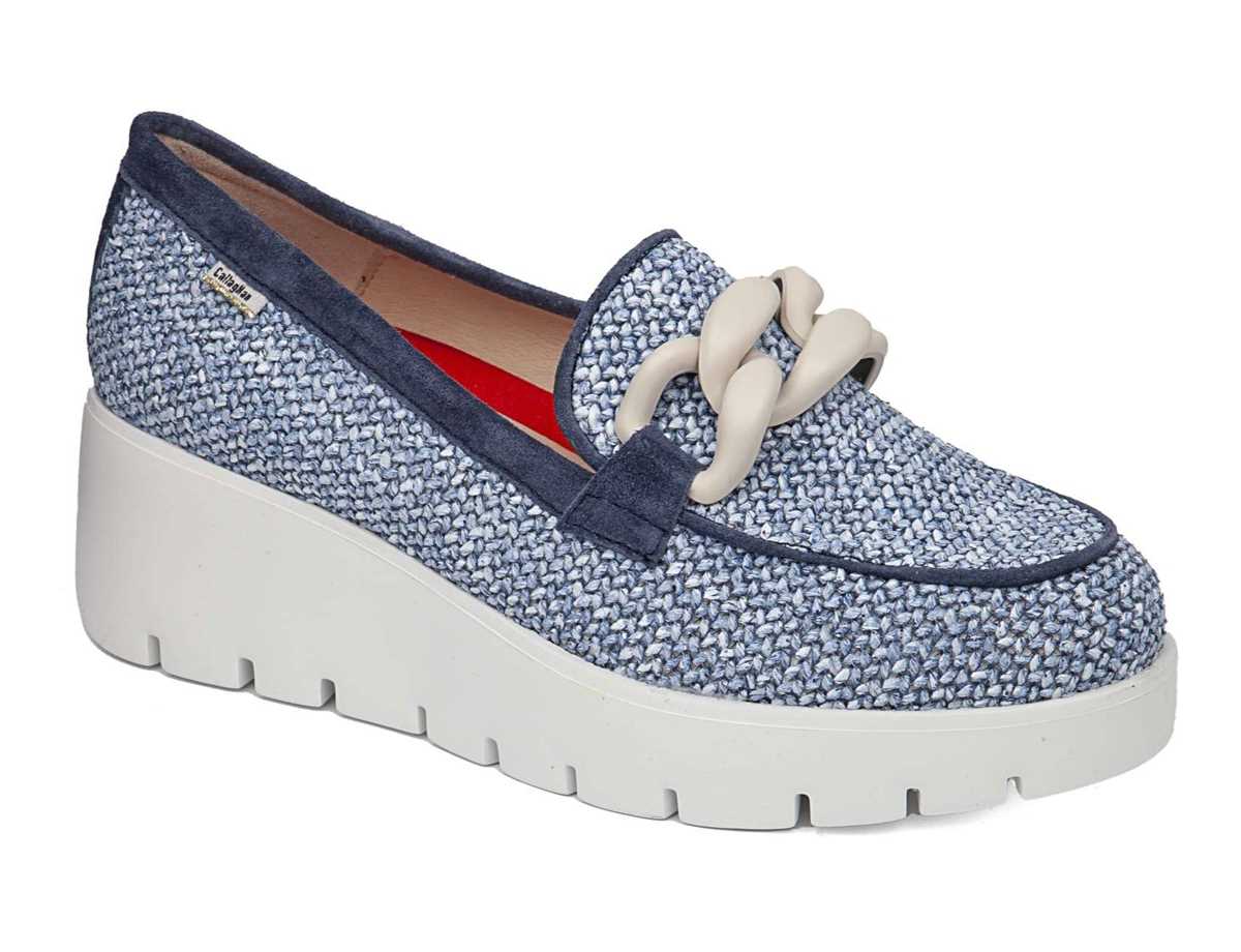 Chaussures Plateforme Callaghan 32100 Amal Bleu Femme | HGU-5297997