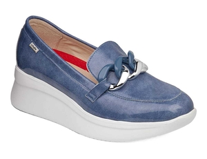 Chaussures Plateforme Callaghan 30019 Hanna Bleu Femme | FSM-9135990