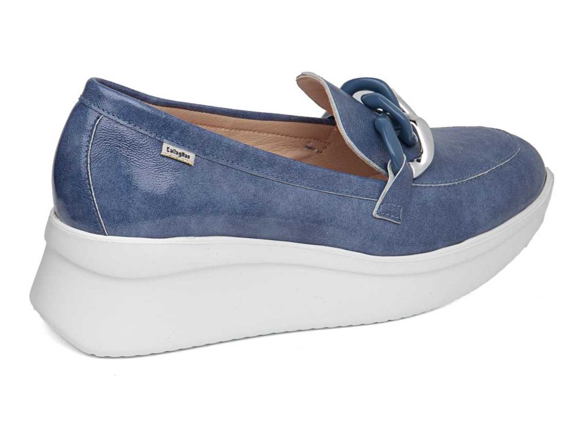 Chaussures Plateforme Callaghan 30019 Hanna Bleu Femme | FSM-9135990