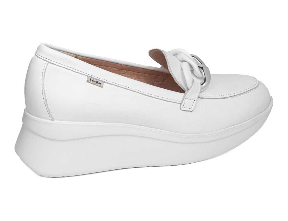 Chaussures Plateforme Callaghan 30019 Hanna Blanche Femme | KXE-7844745