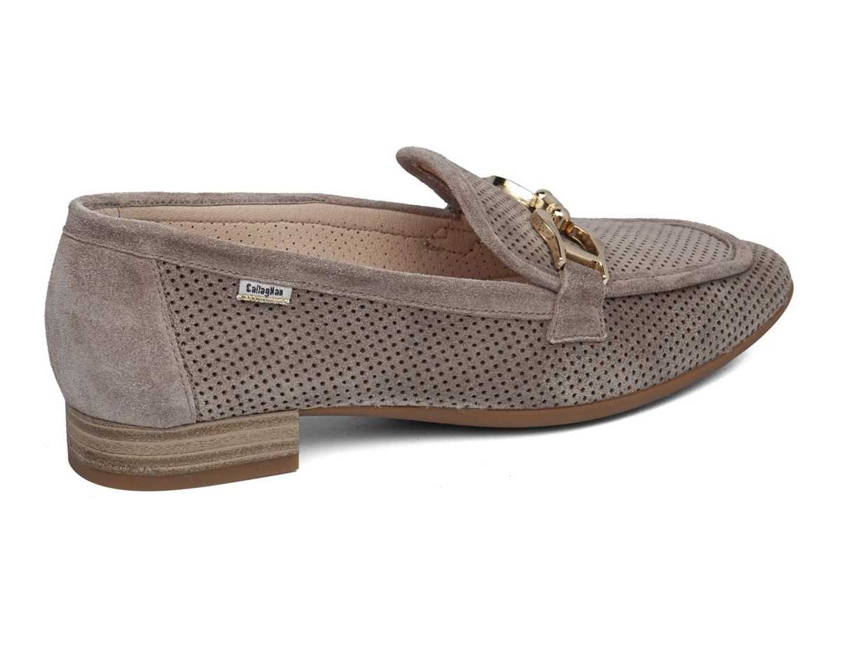 Mocassins Callaghan 26906 Purple Beige Femme | XFP-1321130