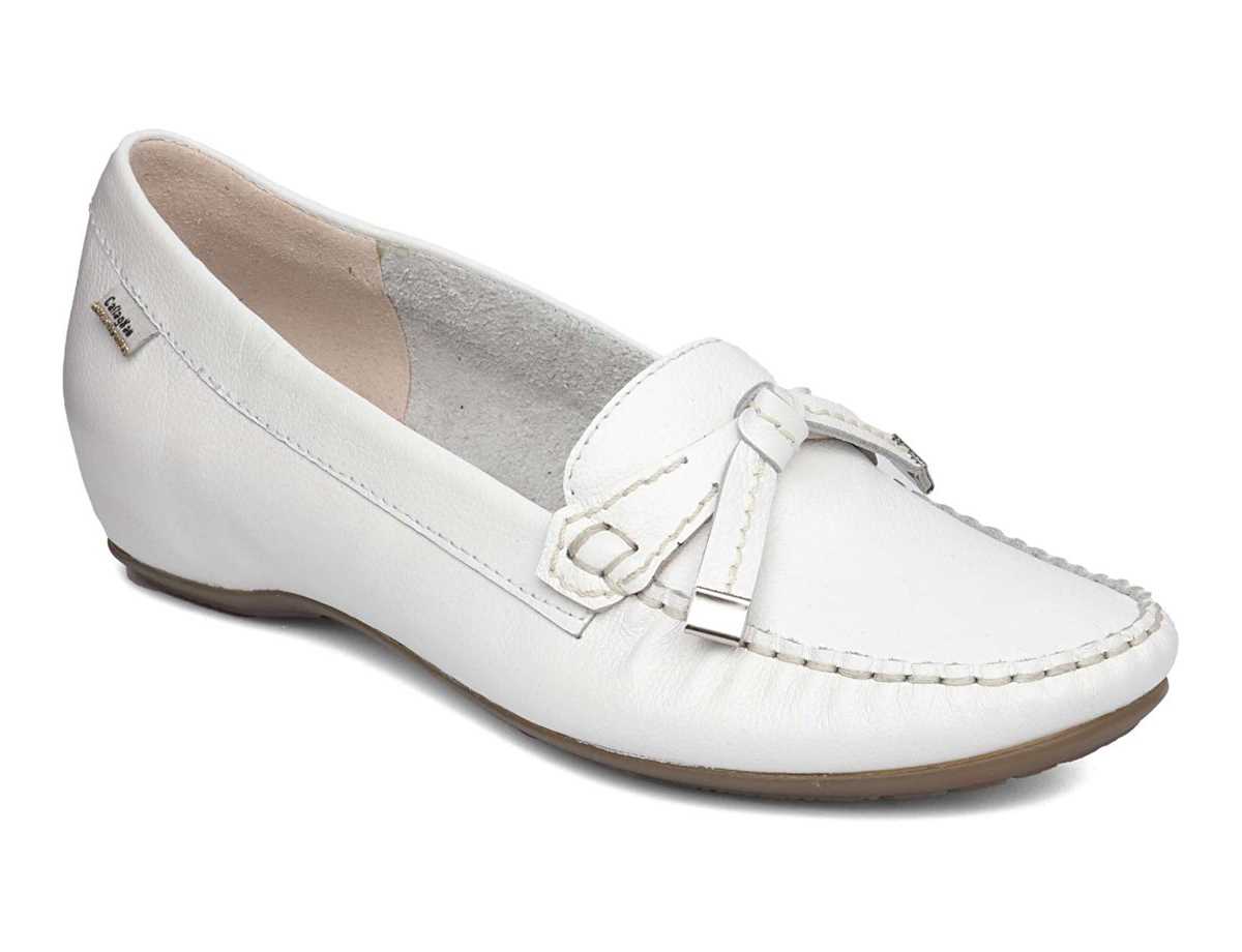 Mocassins Callaghan 12022 Dance Blanche Femme | MWW-0314263