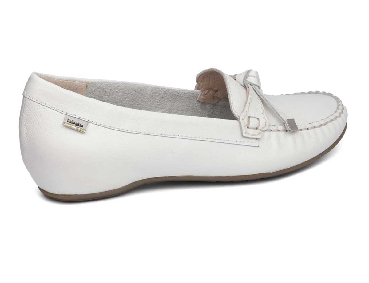 Mocassins Callaghan 12022 Dance Blanche Femme | MWW-0314263