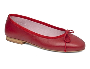 Ballerine Callaghan 25000 Nora-H Rouge Femme | QWX-7733883