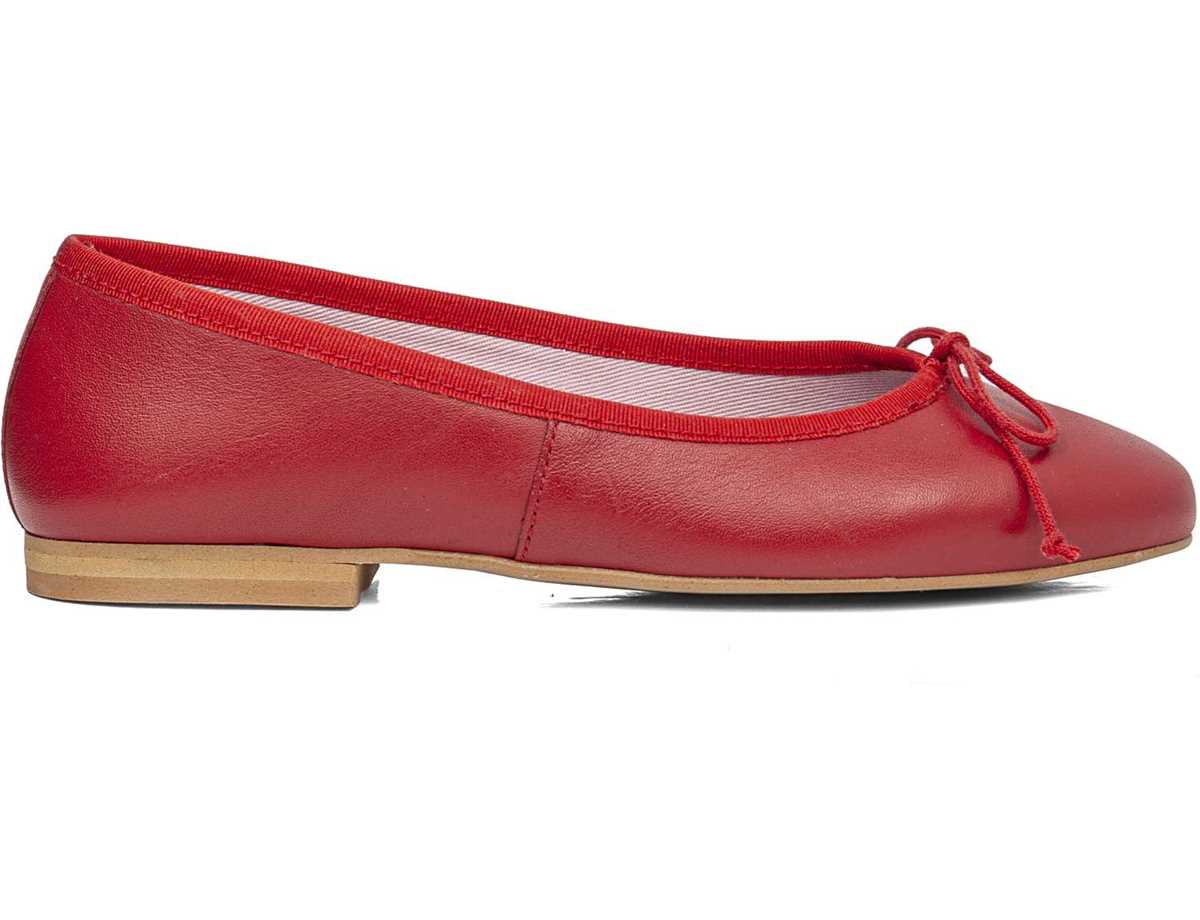 Ballerine Callaghan 25000 Nora-H Rouge Femme | QWX-7733883