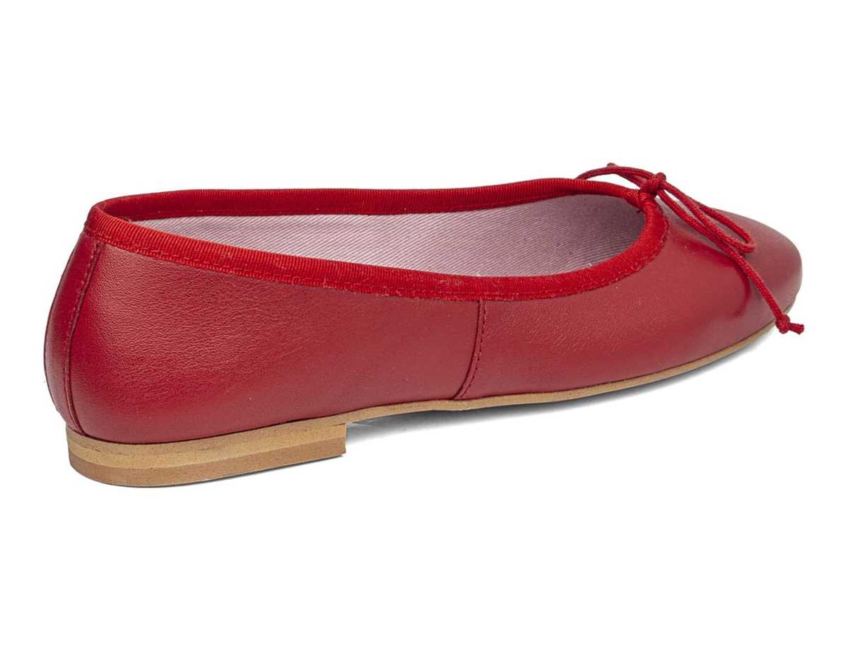 Ballerine Callaghan 25000 Nora-H Rouge Femme | QWX-7733883