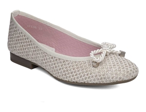 Ballerine Callaghan 18238 Mila Beige Blanche Femme | WWR-9708281