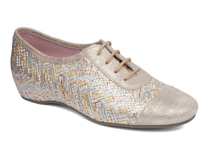 Ballerine Callaghan 17904 Viki Argent Blanche Femme | BQA-2590383