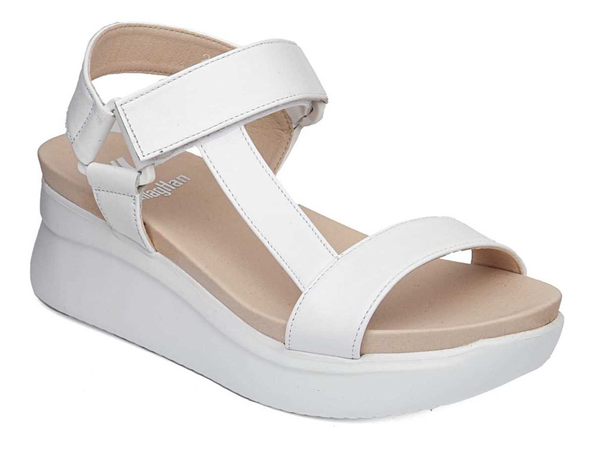 Sandales Compensées Callaghan 29908 Llana Blanche Femme | TSX-8058985