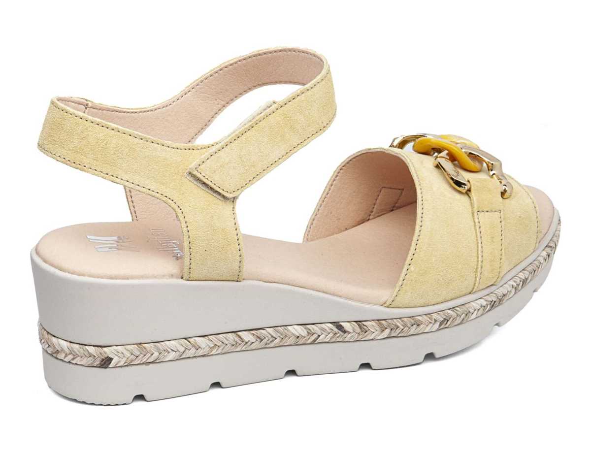 Sandales Compensées Callaghan 29807 Mara Jaune Femme | YFK-1142925