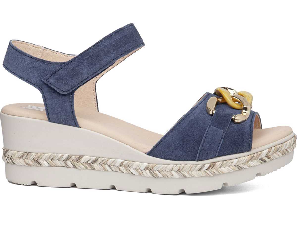 Sandales Compensées Callaghan 29807 Mara Bleu Femme | ORL-8021089