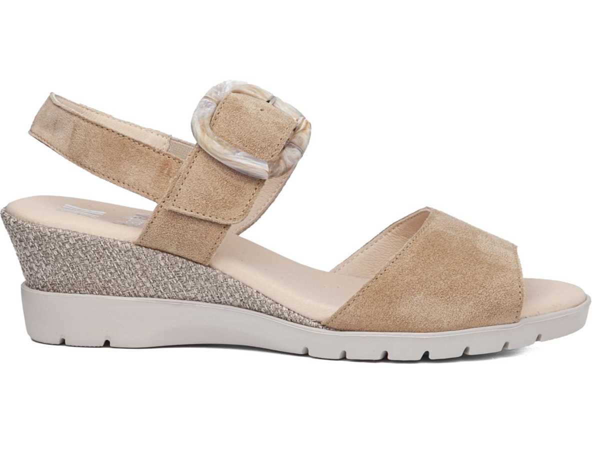 Sandales Compensées Callaghan 29116 Esperanza Beige Femme | BGP-1357029