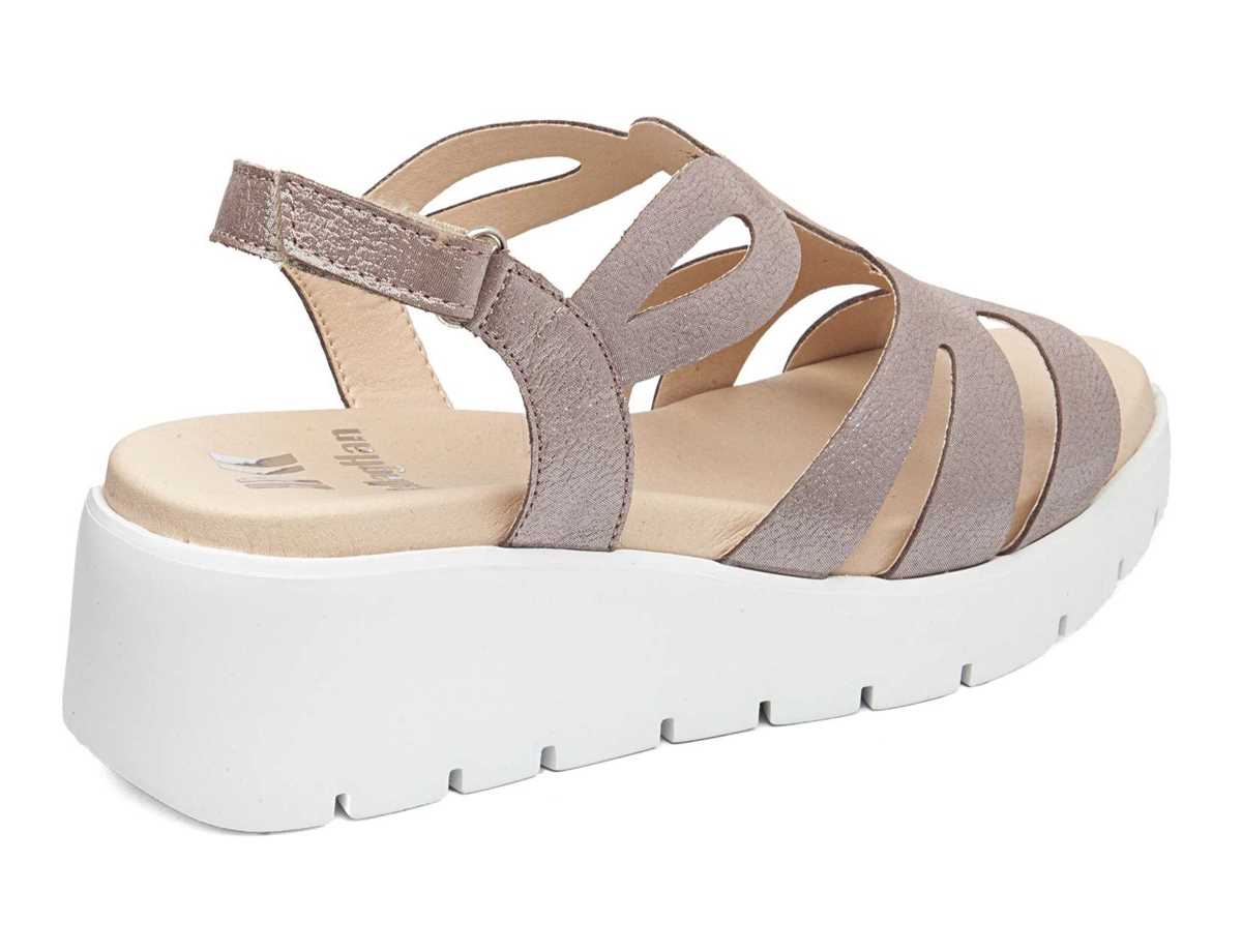 Sandales à Plateforme Callaghan 32005 Bera Beige Femme | HSA-6082130