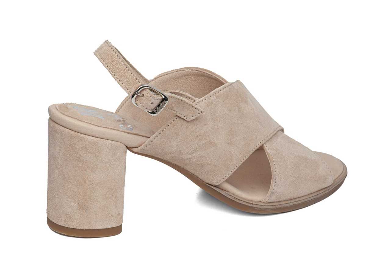 Sandales à Talons Callaghan 31901 Kanji Beige Femme | DZC-5384284