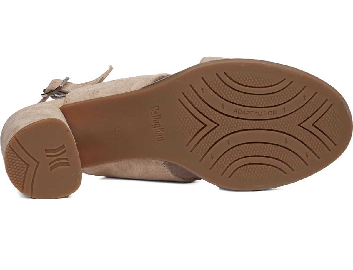 Sandales à Talons Callaghan 31901 Kanji Beige Femme | DZC-5384284