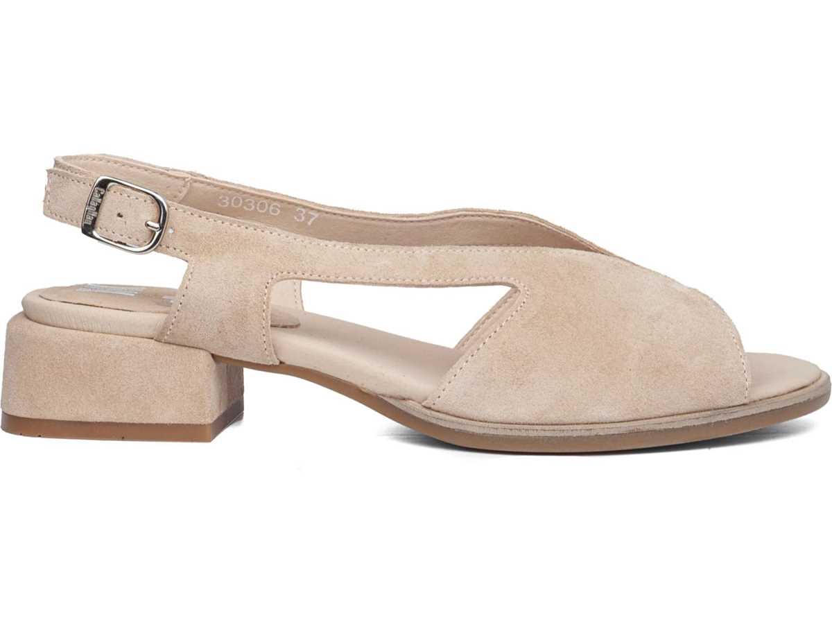 Sandales à Talons Callaghan 30306 Luna Beige Femme | YYN-7678227