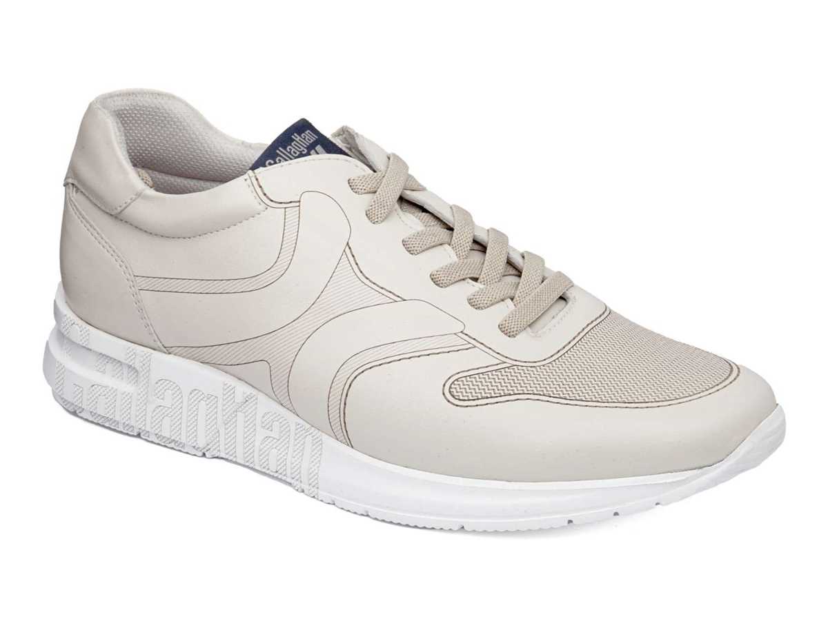 Baskets Callaghan 91322 Goliat S.I.Lase Blanche Homme | PES-1972963