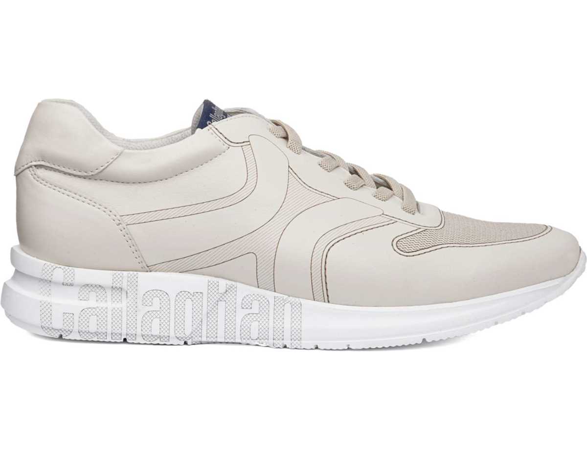 Baskets Callaghan 91322 Goliat S.I.Lase Blanche Homme | PES-1972963