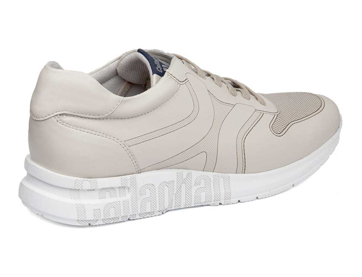 Baskets Callaghan 91322 Goliat S.I.Lase Blanche Homme | PES-1972963