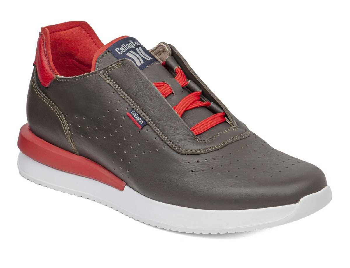 Baskets Callaghan 51101 Moses Vert Rouge Homme | NPC-4540277