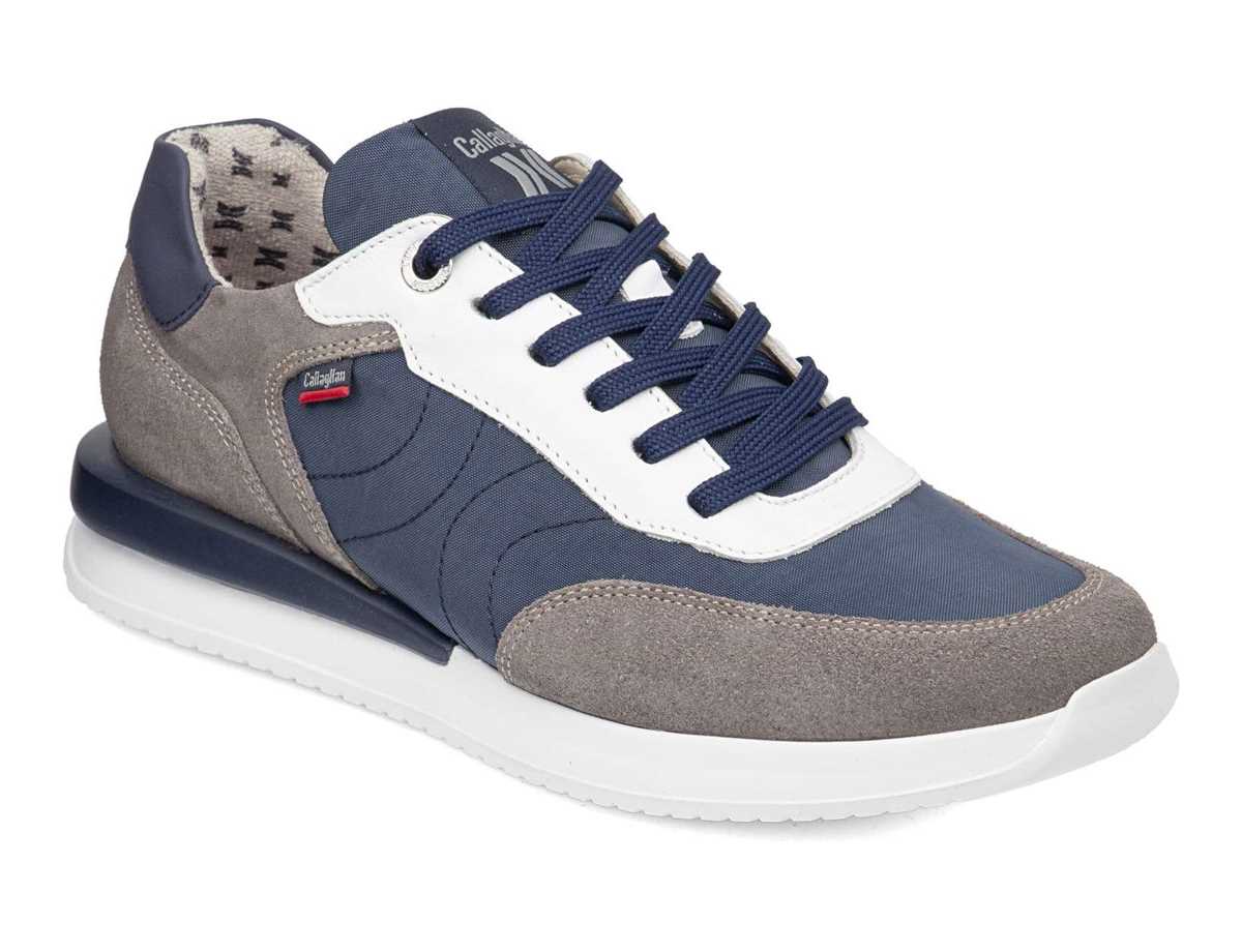 Baskets Callaghan 51100 Moses Grise Bleu Homme | QJJ-9075500