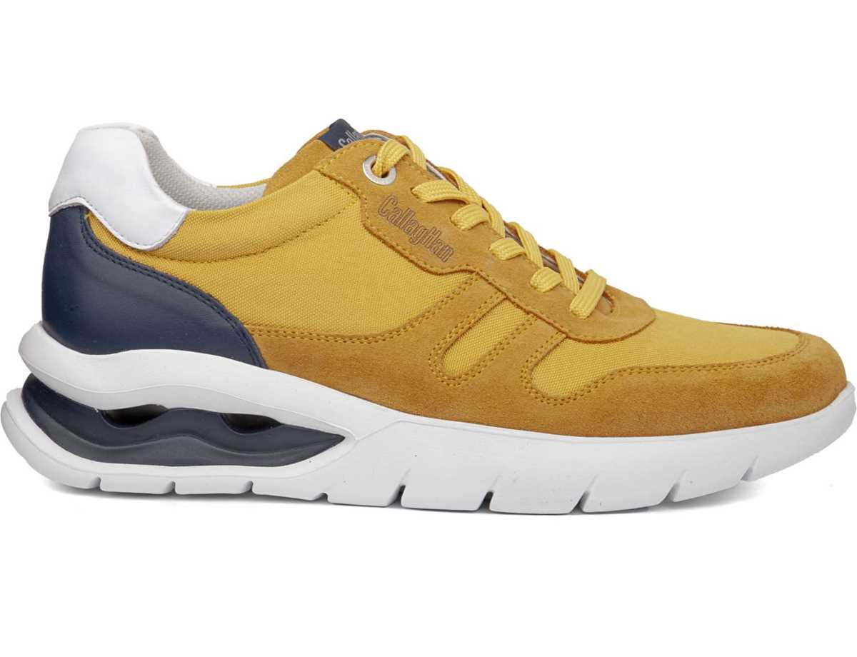 Baskets Callaghan 45416 Vento Jaune Bleu Homme | LJB-8503047