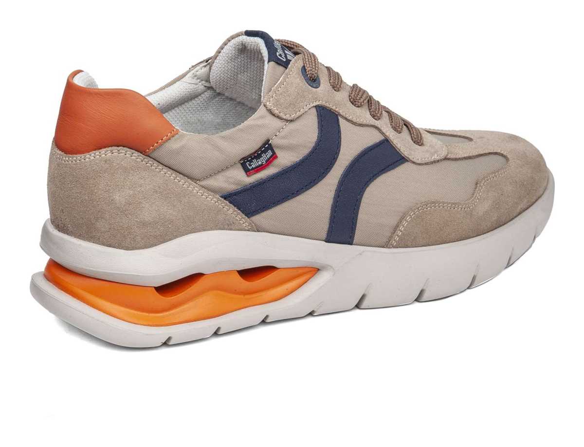 Baskets Callaghan 45408 Vento Beige Bleu Homme | FDN-8150018