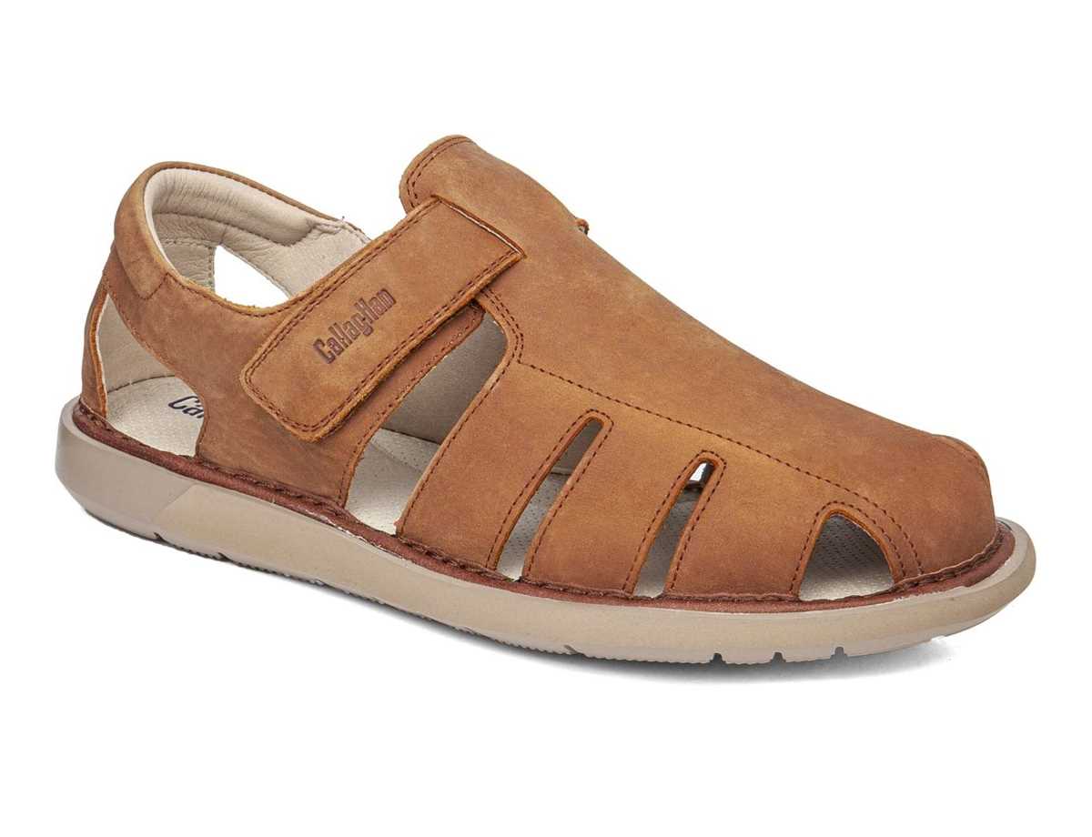 Sandales Callaghan 92311 Leban Marron Homme | SSA-9138399