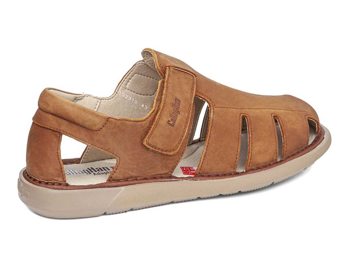 Sandales Callaghan 92311 Leban Marron Homme | SSA-9138399