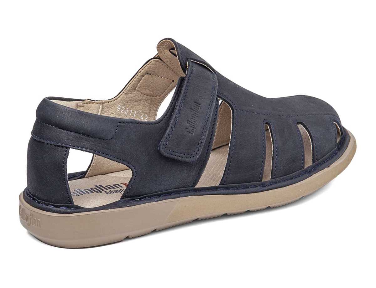 Sandales Callaghan 92311 Leban Bleu Homme | KFQ-6512780