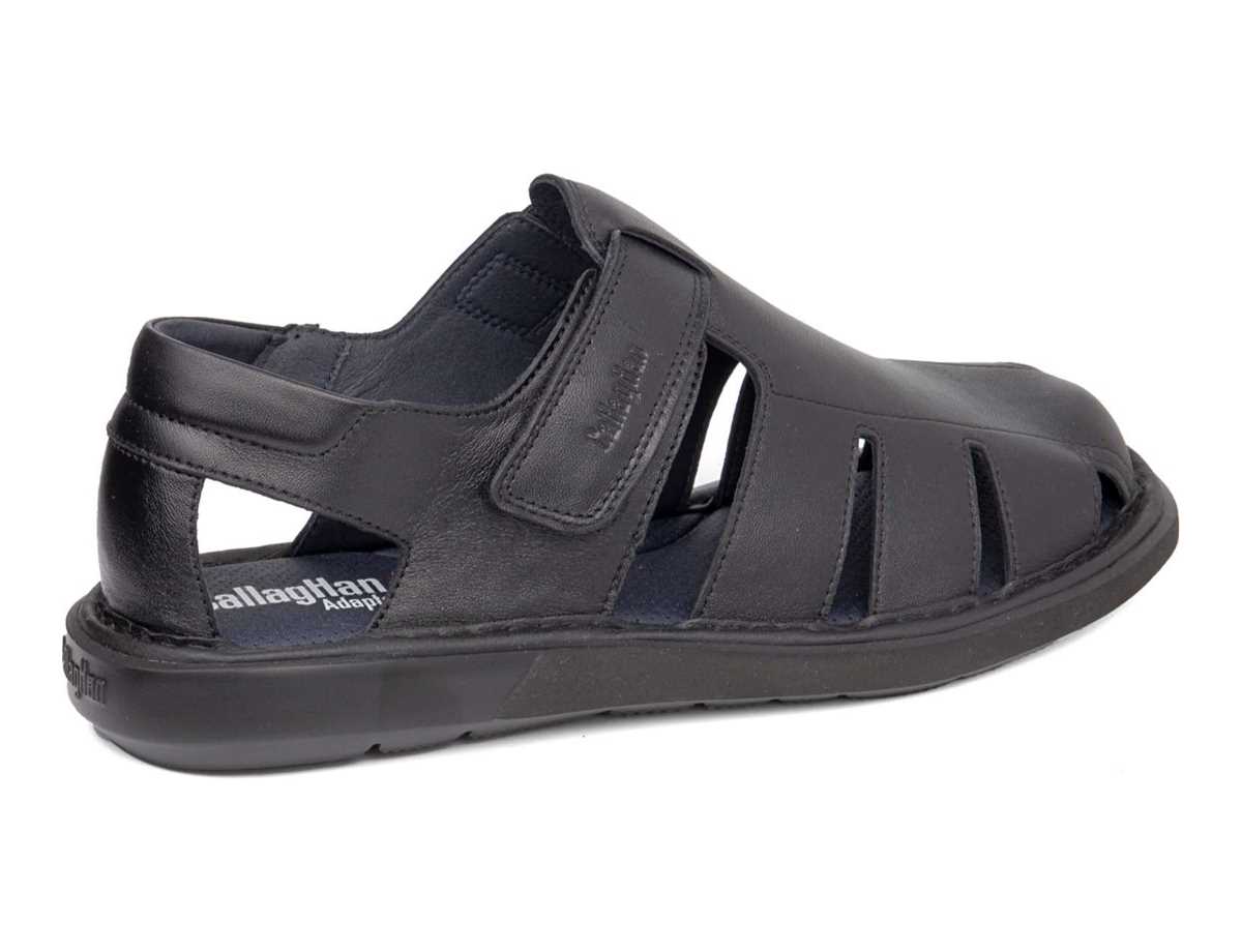 Sandales Callaghan 92311 Leban Noir Homme | OZI-7653914