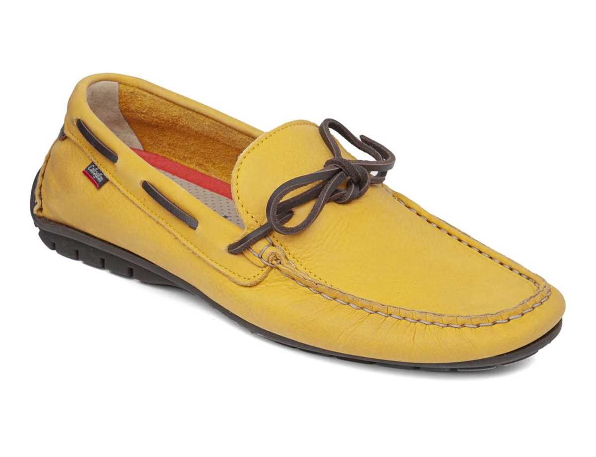 Mocassins Callaghan 53901 Bitron Jaune Marron Homme | HRE-3258297