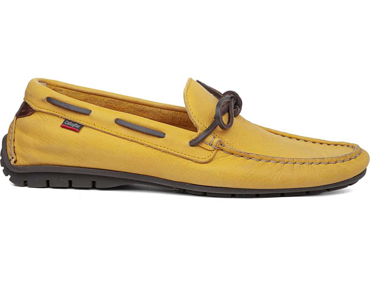 Mocassins Callaghan 53901 Bitron Jaune Marron Homme | HRE-3258297