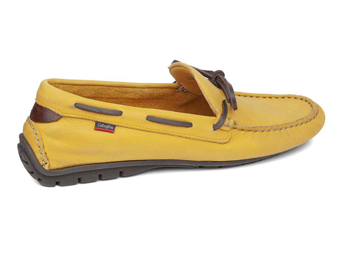 Mocassins Callaghan 53901 Bitron Jaune Marron Homme | HRE-3258297