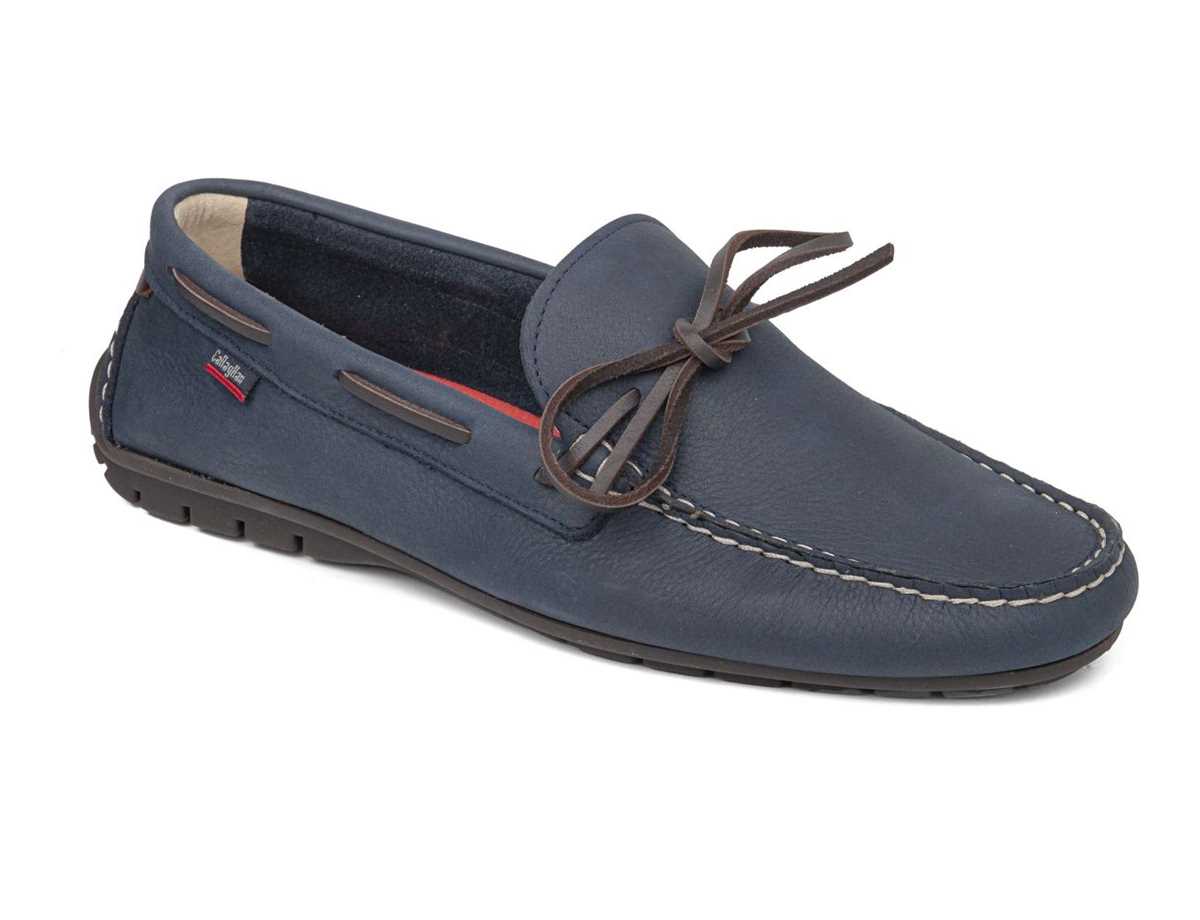 Mocassins Callaghan 53901 Bitron Bleu Marron Homme | EYA-2253088