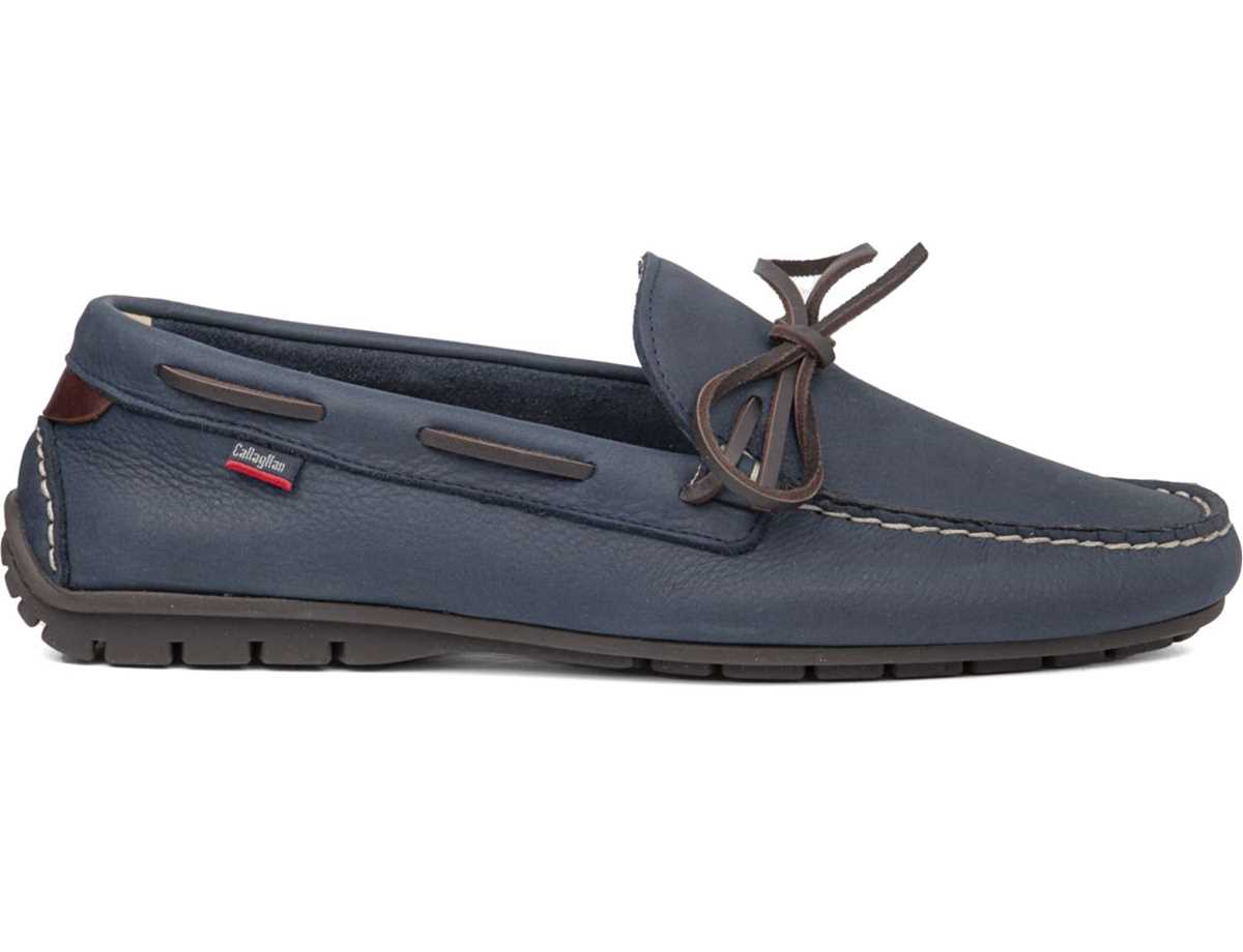 Mocassins Callaghan 53901 Bitron Bleu Marron Homme | EYA-2253088