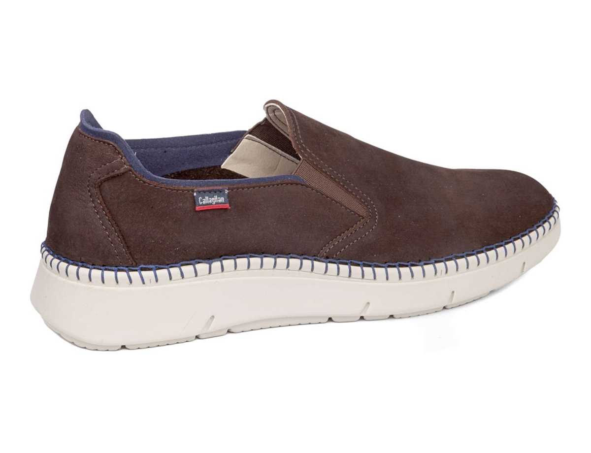 Mocassins Callaghan 53501 Circular Marron Foncé Bleu Homme | FJQ-9194638