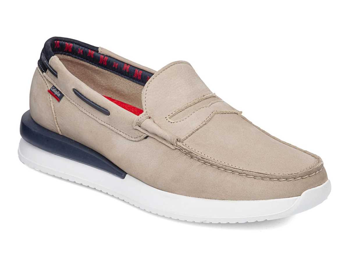 Mocassins Callaghan 52101 Moses Beige Bleu Homme | DSL-6724142