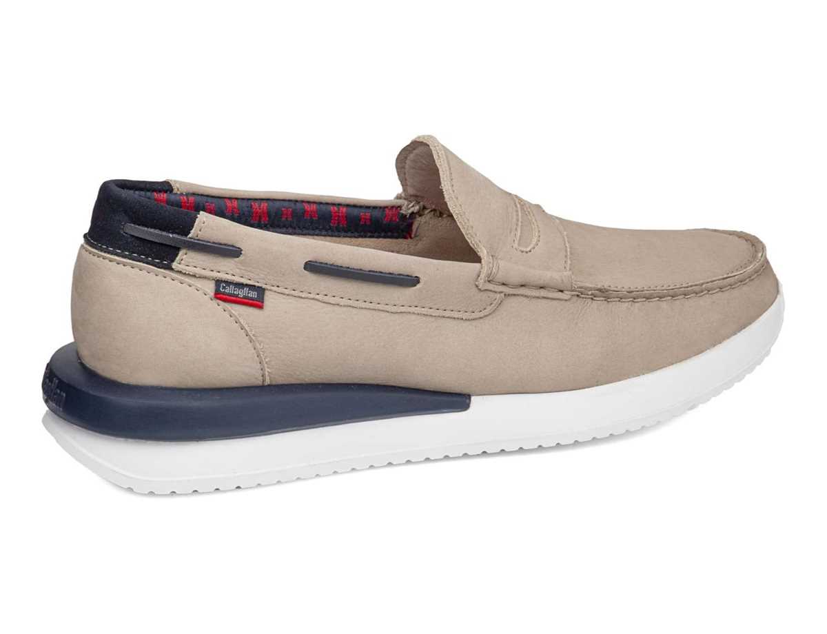 Mocassins Callaghan 52101 Moses Beige Bleu Homme | DSL-6724142