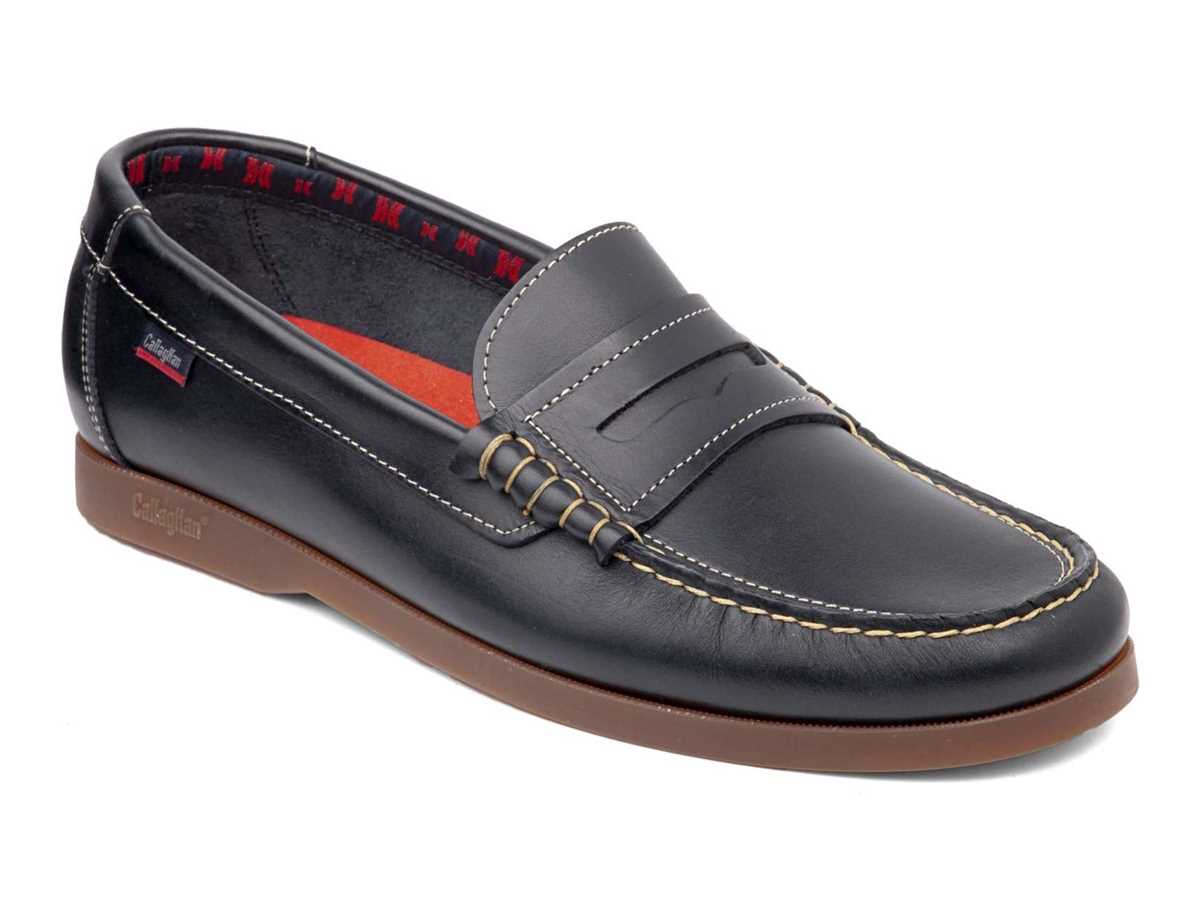 Mocassins Callaghan 51602 Yate Bleu Homme | DEI-8804537