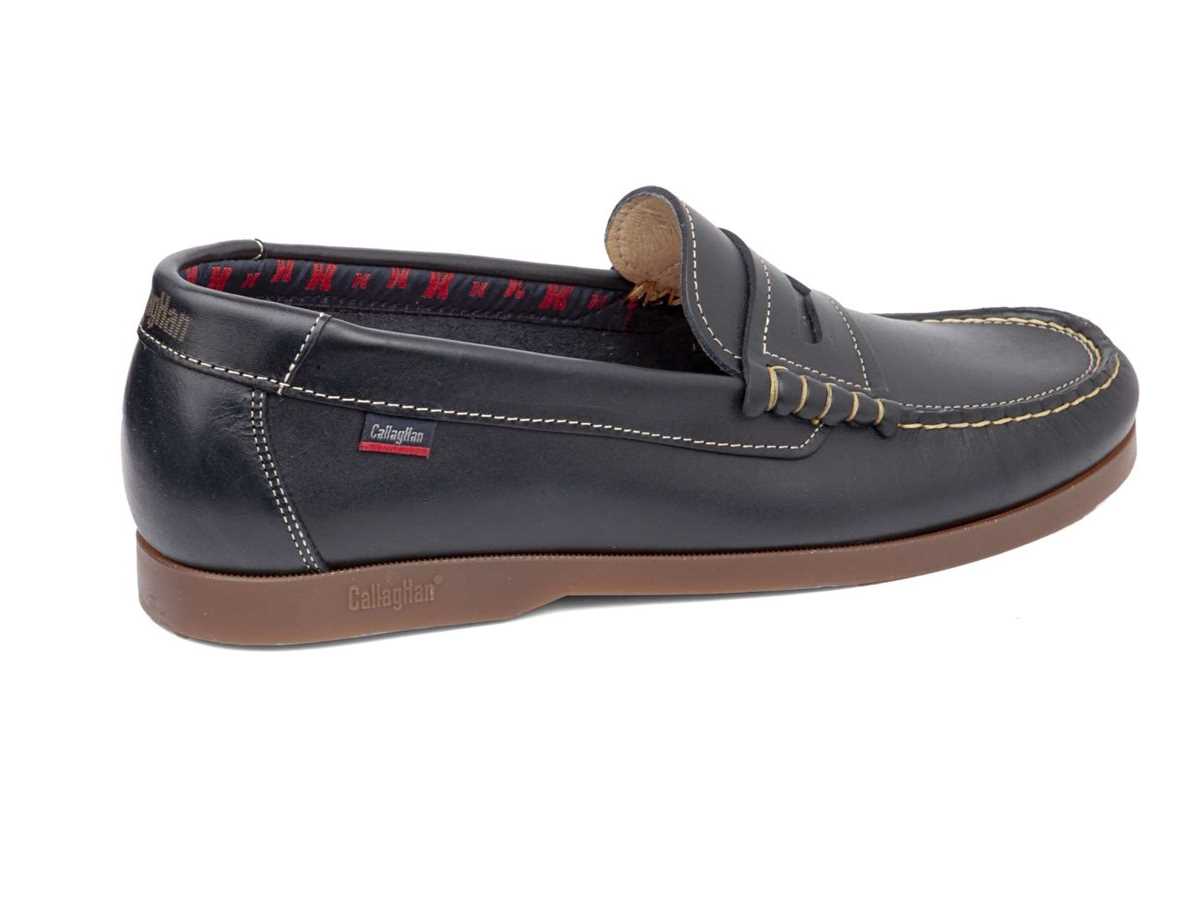 Mocassins Callaghan 51602 Yate Bleu Homme | DEI-8804537